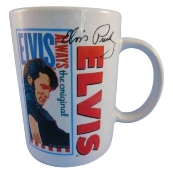 ELVIS PRESLEY Signature Coffee Mug Just For You - Picture 1 of 4